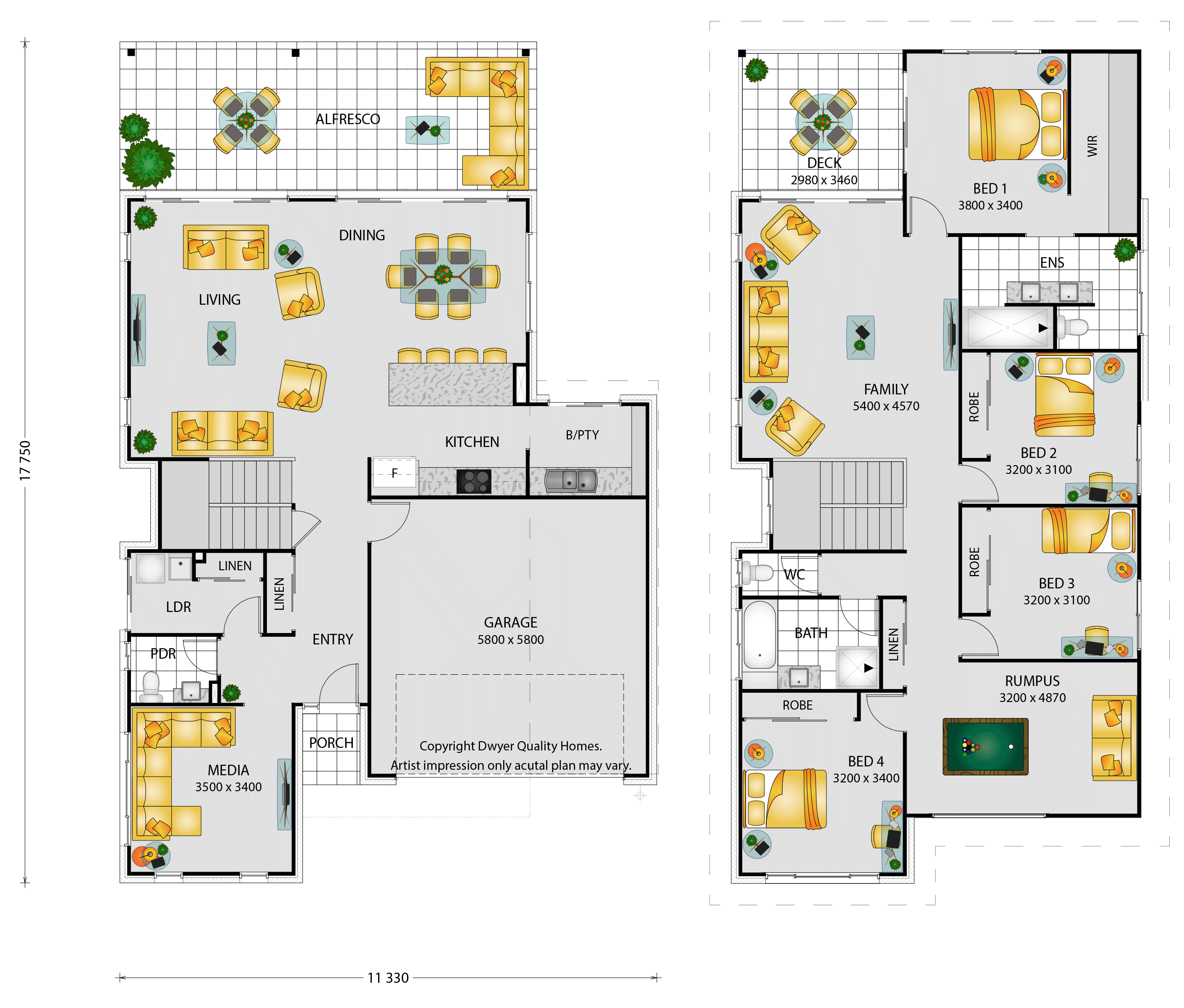 Rio 310 - Floorplans
